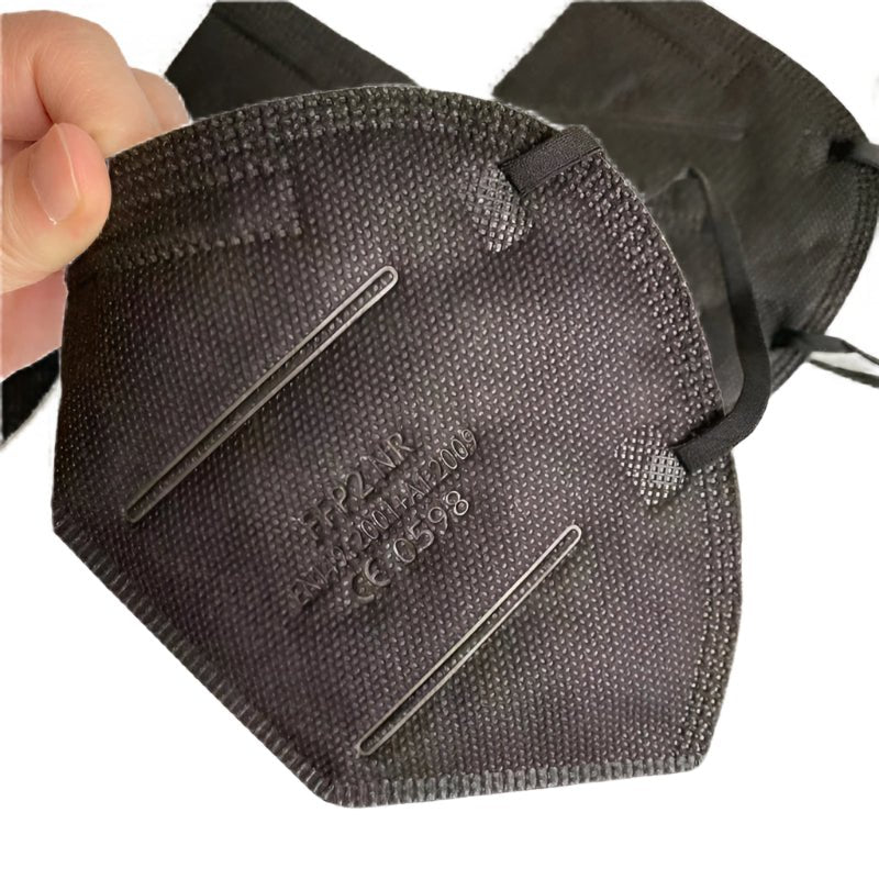 Black kn95 face mask 